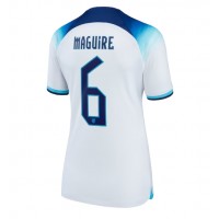 Maglie da calcio Inghilterra Harry Maguire #6 Prima Maglia Femminile Mondiali 2022 Manica Corta